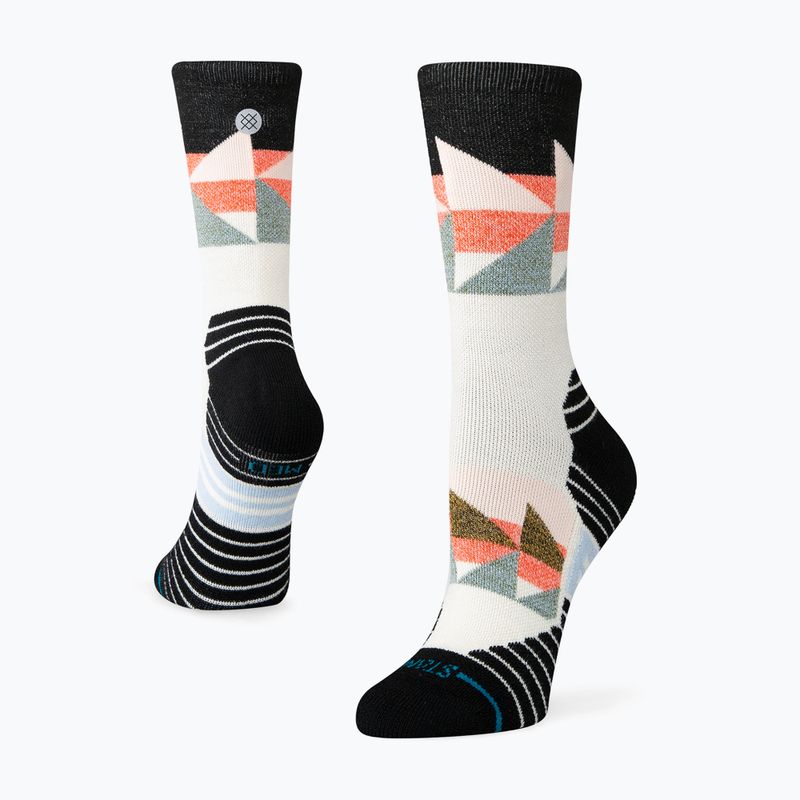 Stance Tri Wool Mid Crew Laufsocken schwarz