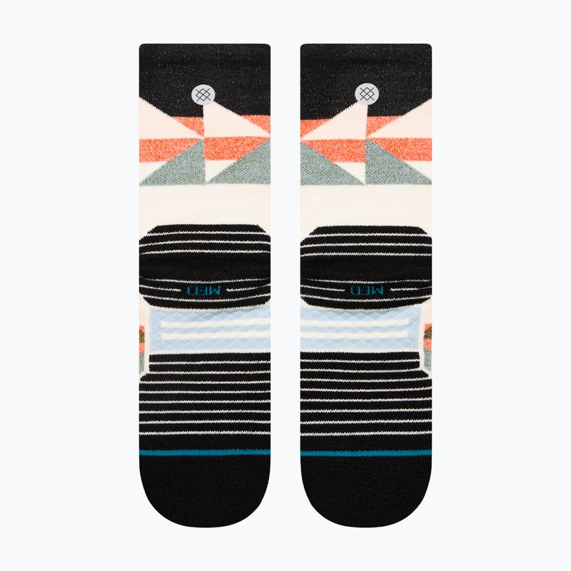 Stance Tri Wool Mid Crew Laufsocken schwarz