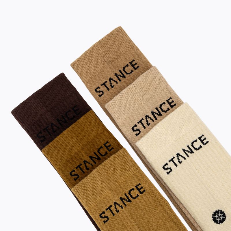 Socken Stance Origin Crew 6 pairs A556C24ORI cream 10