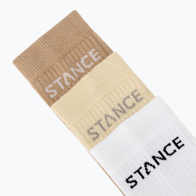 Stance Origin Crew Socken 3 Paare cream 6