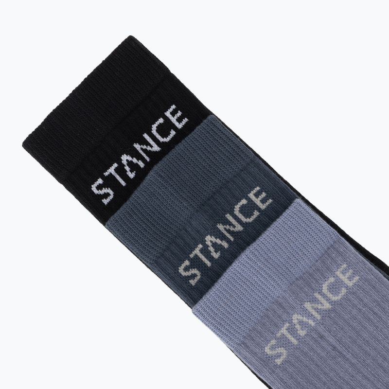 Stance Origin Crew Socken 3 Paare Indigo 7