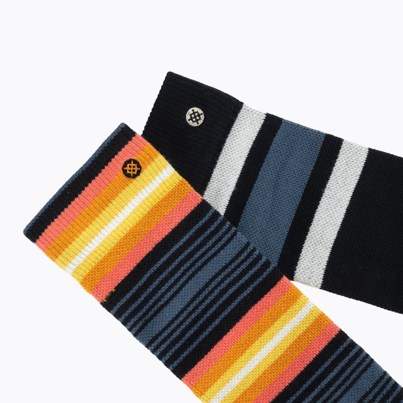 Kinder Skisocken Stance Boyd Mid Poly 2 pack sea/blue 6