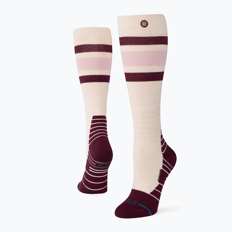 Damen Skisocken Stance Boyd Mid Wool Snow oat/meal 2