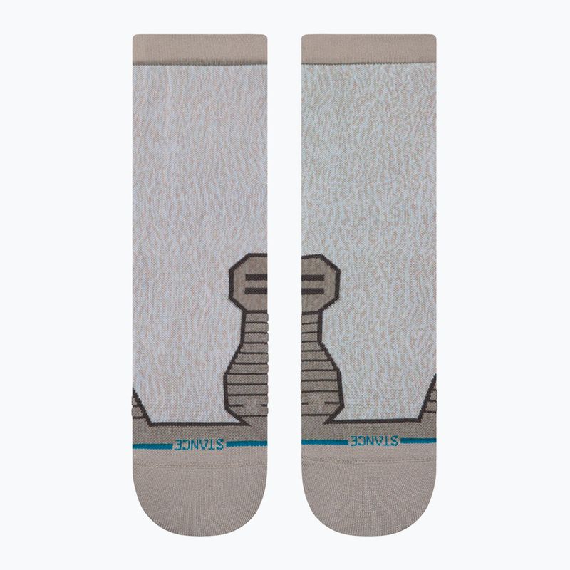 Socken Stance Topo Light Qtr grey 2