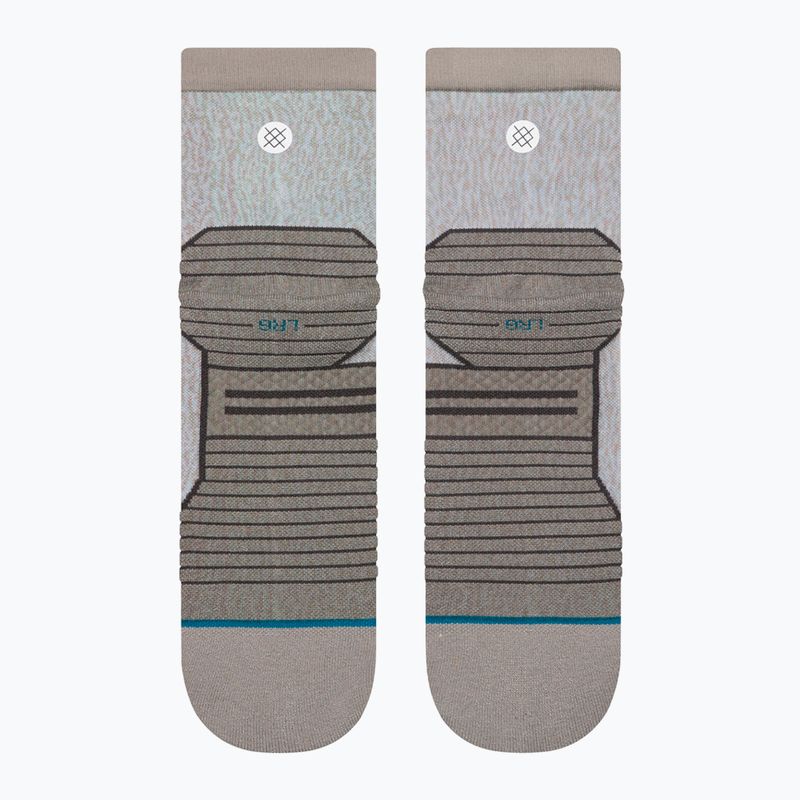 Socken Stance Topo Light Qtr grey 3