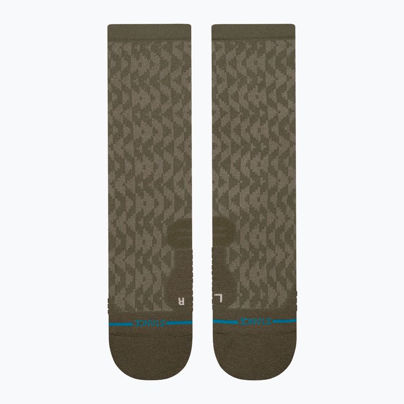 Socken Stance Digzig Light Crew olive 2
