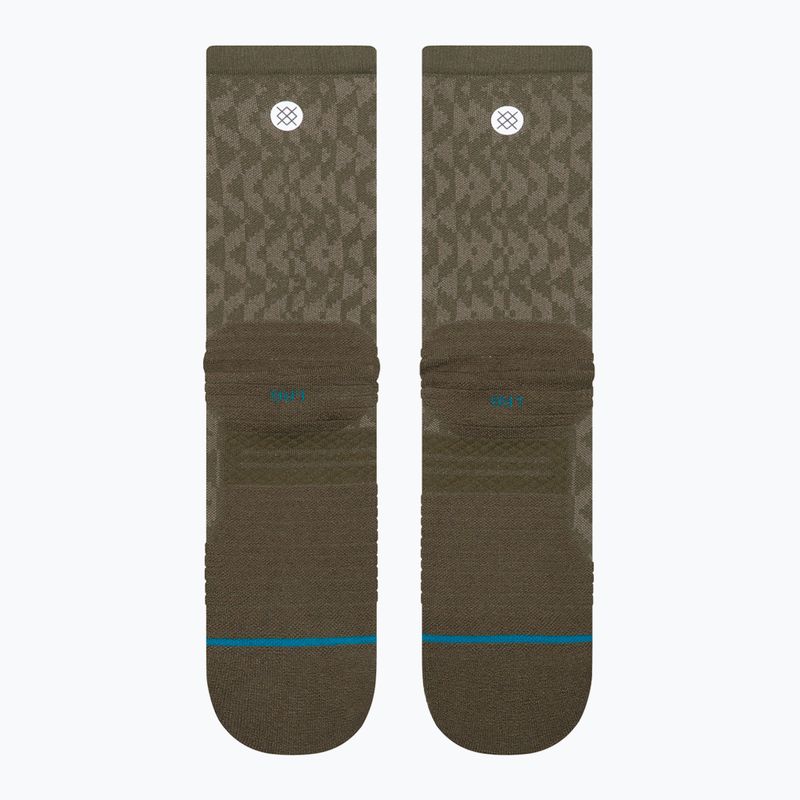 Socken Stance Digzig Light Crew olive 3
