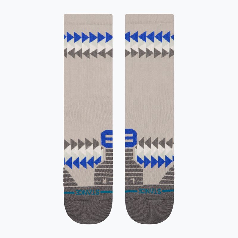 Socken Stance Triad Mid Ribbed Crew grey 2