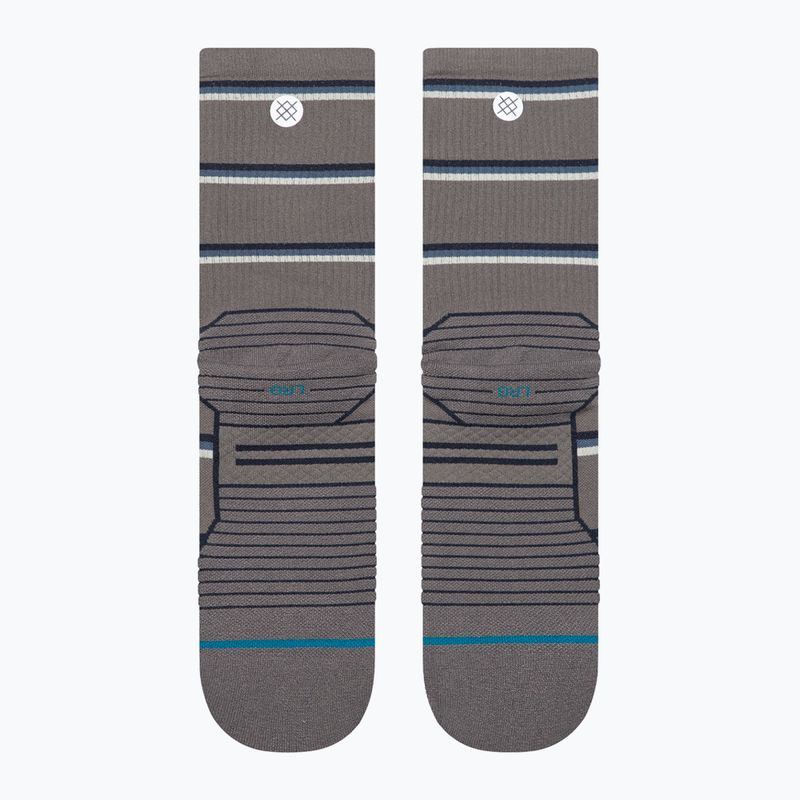 Socken Stance Multistripe Run Ribbed Crew dark/grey 3