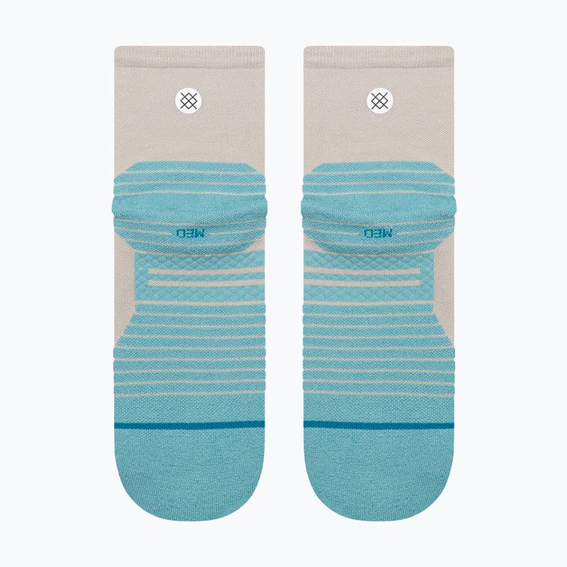 Socken Stance Two Tone Light Quarter light blue 4