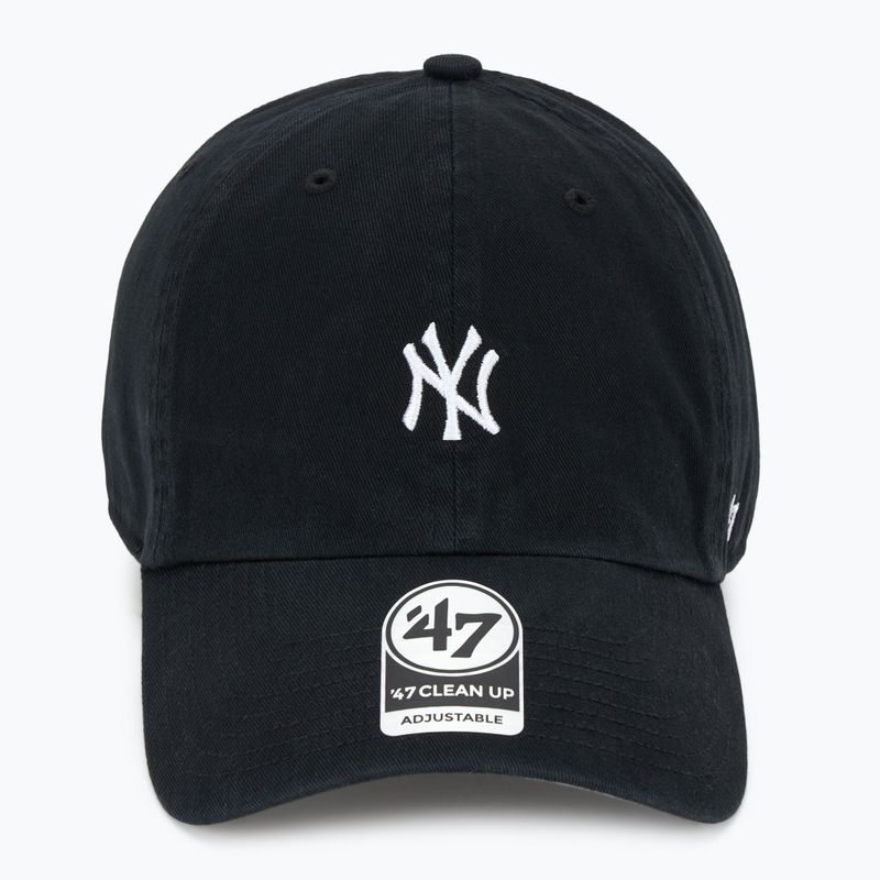 47 Marke MLB New York Yankees Base Runner Kappe CLEAN UP schwarz 2