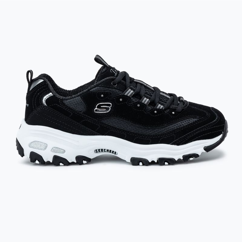 Schuhe Damen SKECHERS D'Lites Biggest Fan black/white 2