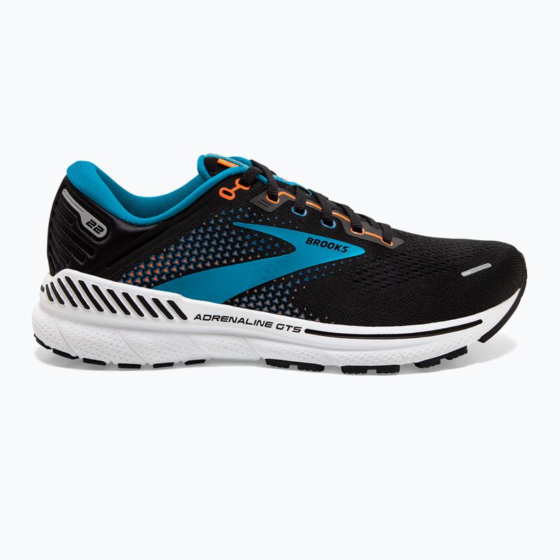 Laufschuhe Herren Brooks Adrenaline GTS 22 schwarz-blau 113661D34 10
