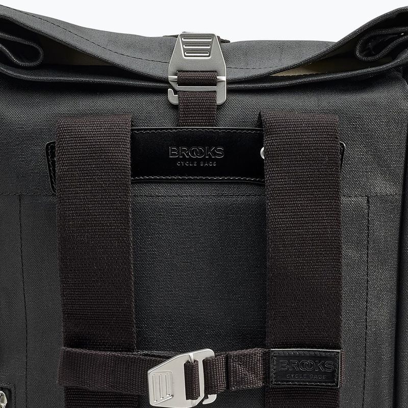 City Rucksack Brooks England Pickwick Cotton Canvas 26 l total black 10