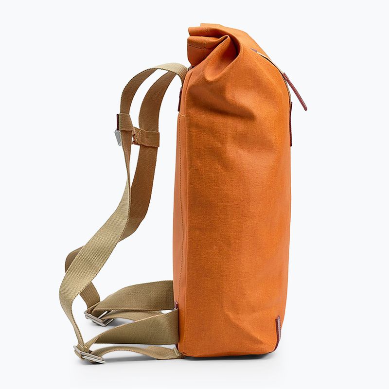 City Rucksack Brooks England Pickwick Cotton Canvas 26 l goose beak/marron 5