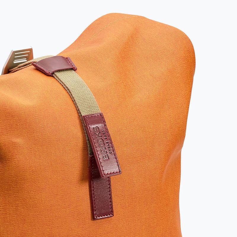City Rucksack Brooks England Pickwick Cotton Canvas 26 l goose beak/marron 8