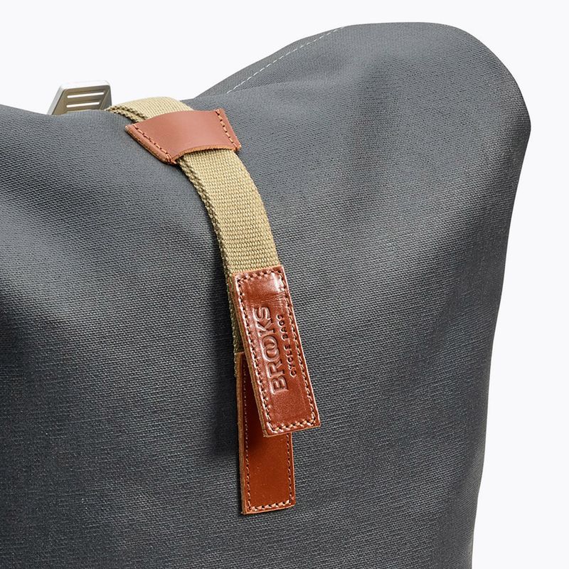 City Rucksack Brooks England Pickwick Cotton Canvas 26 l grey/honey 8