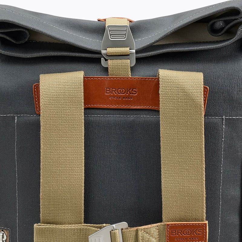 City Rucksack Brooks England Pickwick Cotton Canvas 26 l grey/honey 10