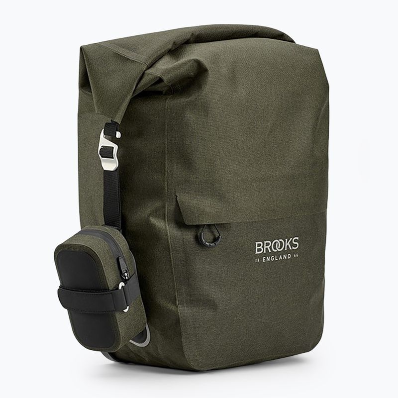 Fahrradtasche Brooks England Scape Pannier Large 18-22 l mud green 5