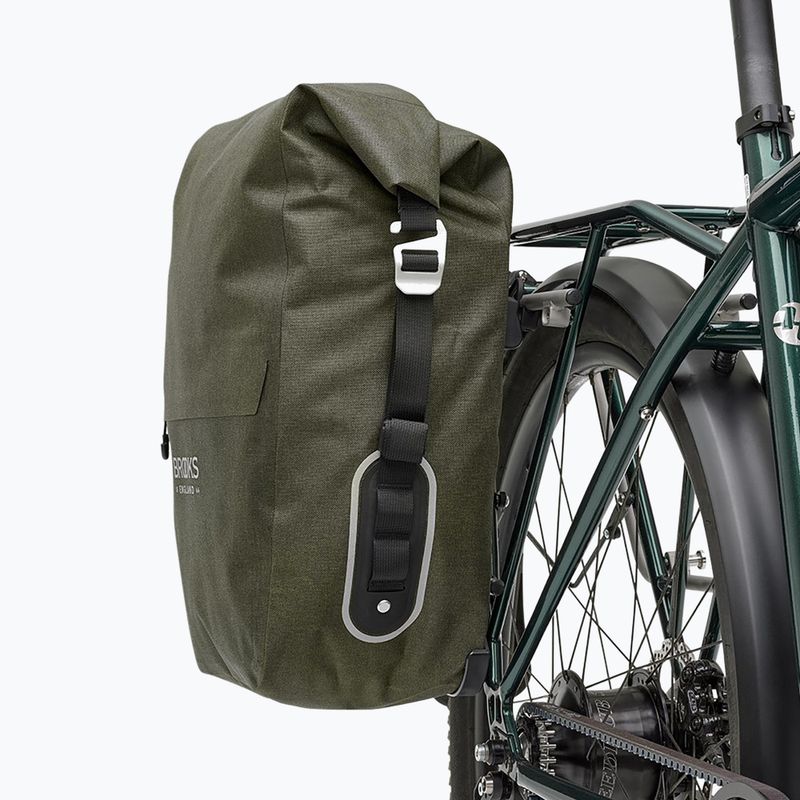 Fahrradtasche Brooks England Scape Pannier Large 18-22 l mud green 7