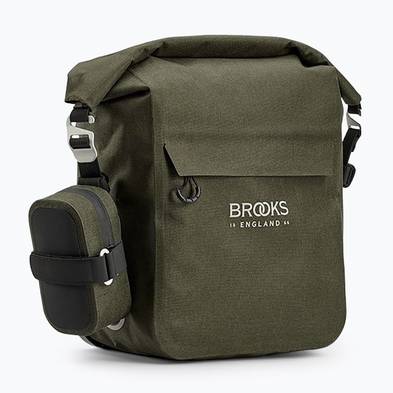 Fahrradtasche Brooks England Scape Pannier Small 10-13 l mud green 5