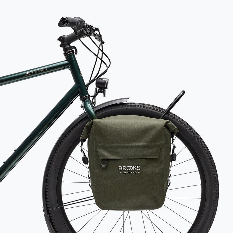 Fahrradtasche Brooks England Scape Pannier Small 10-13 l mud green 6