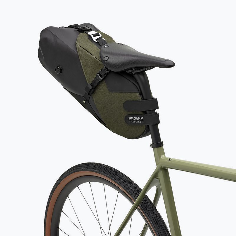 Fahrradtasche unter den Sattel Brooks England Scape Seat Bag 8 l mud green 7