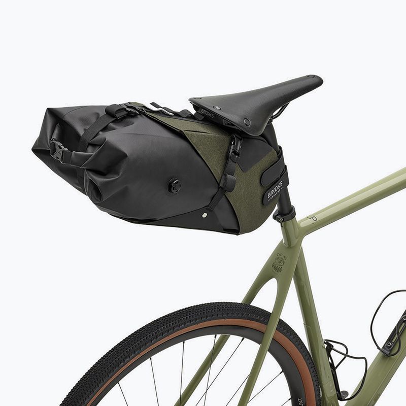 Fahrradtasche unter den Sattel Brooks England Scape Seat Bag 8 l mud green 9