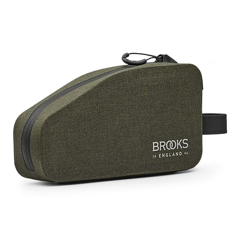 Fahrradtasche für den Rahmen Brooks England Scape Top Tube 0,9 l mud green