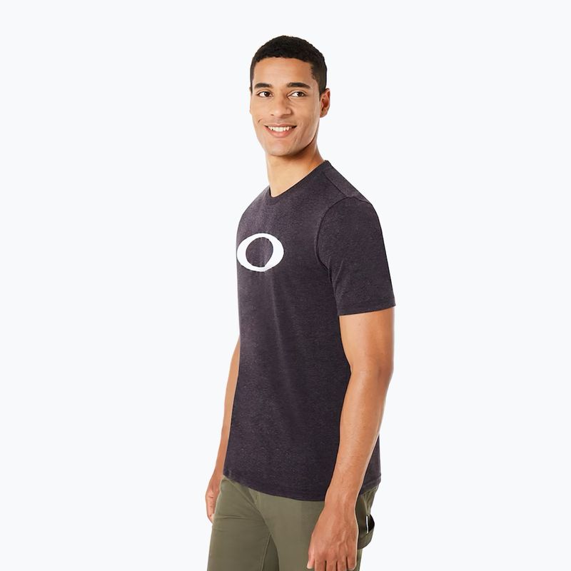 Oakley Männer O-Bold Ellipse blackout lt htr t-shirt 4