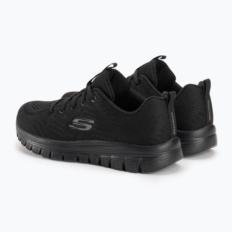 SKECHERS Graceful Get Connected Damen Trainingsschuhe schwarz 3