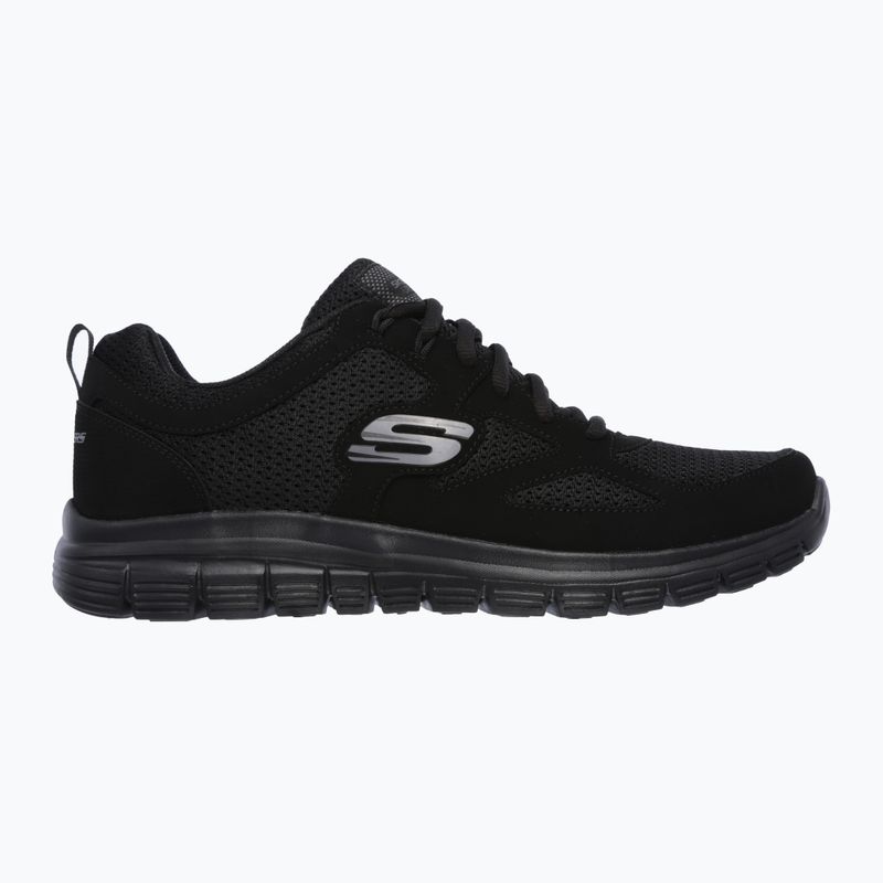 SKECHERS Burns Agoura schwarz Herrenschuhe 8