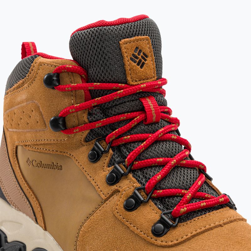 Columbia Newton Ridge Plus II Suede WP elk/bergrot Herren-Trekkingstiefel 8