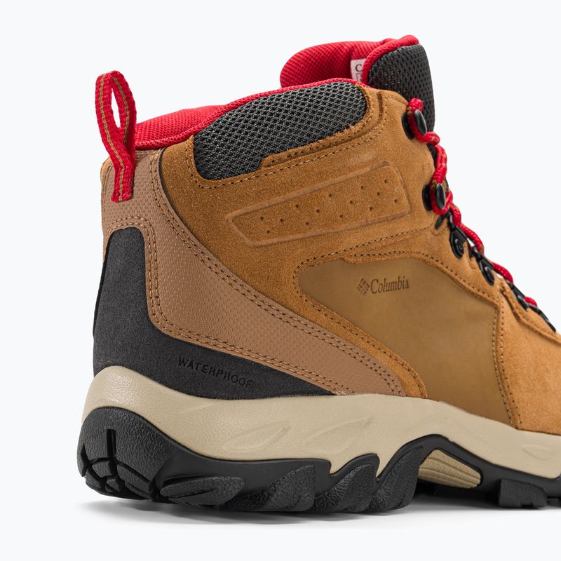 Columbia Newton Ridge Plus II Suede WP elk/bergrot Herren-Trekkingstiefel 9