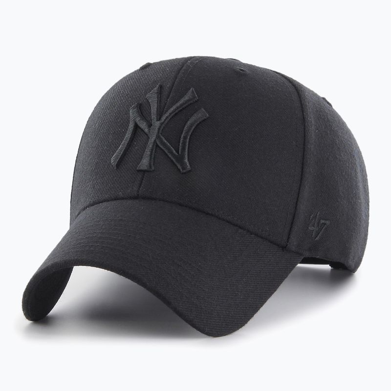 47 Brand MLB New York Yankees MVP SNAPBACKK Baseballmütze B-MVPSP17WBP schwarz