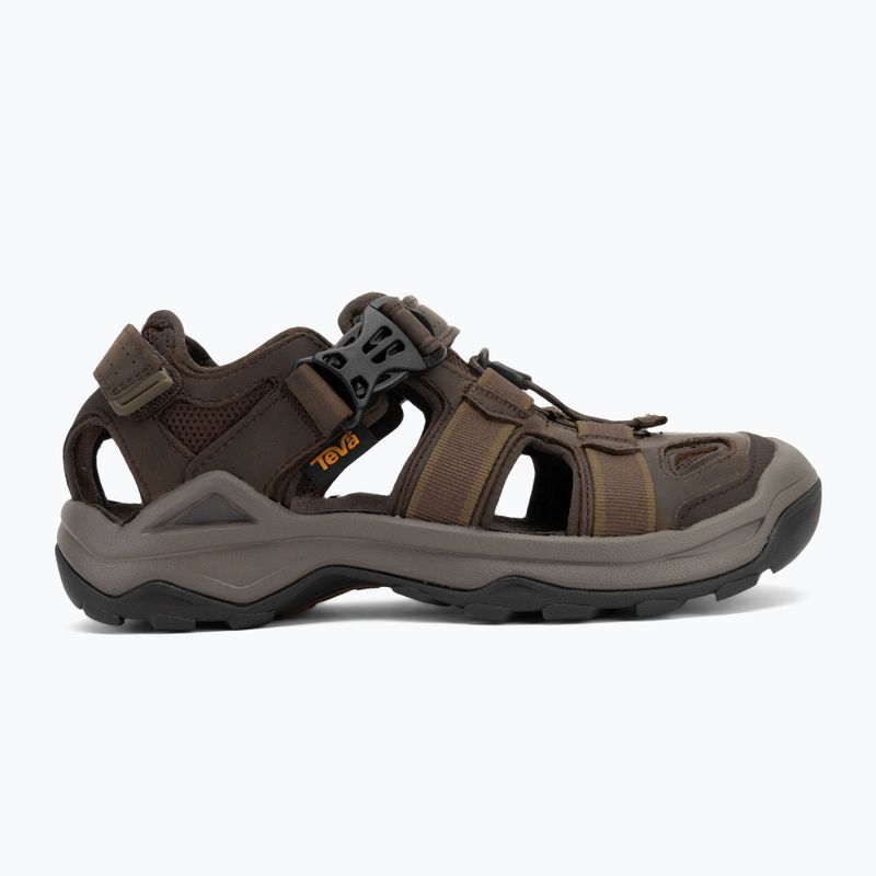 Teva Omnium 2 Leder Türkisch Kaffee Herren Sandalen 2