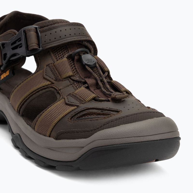 Teva Omnium 2 Leder Türkisch Kaffee Herren Sandalen 7