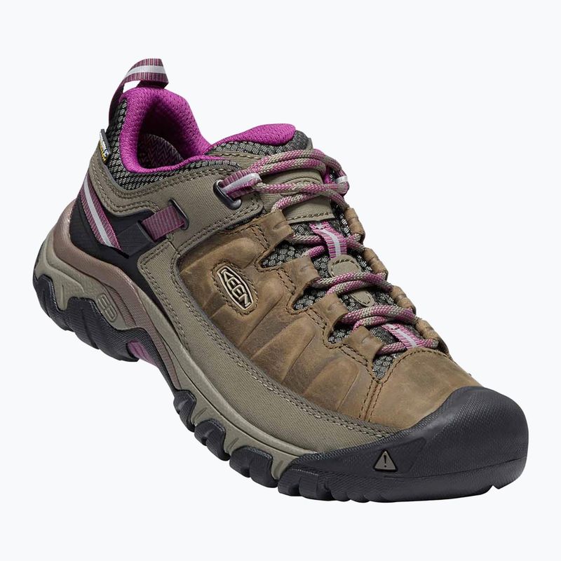 Damen-Trekkingstiefel KEEN Targhee III Wp weiss/boysenberry 8