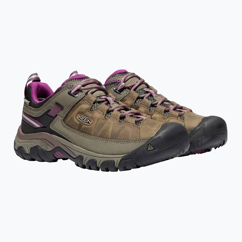 Damen-Trekkingstiefel KEEN Targhee III Wp weiss/boysenberry 10