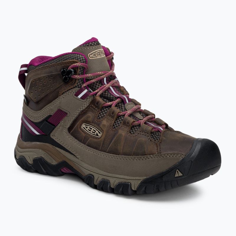 Damen-Trekkingschuhe KEEN Targhee III Mid grau 1023040