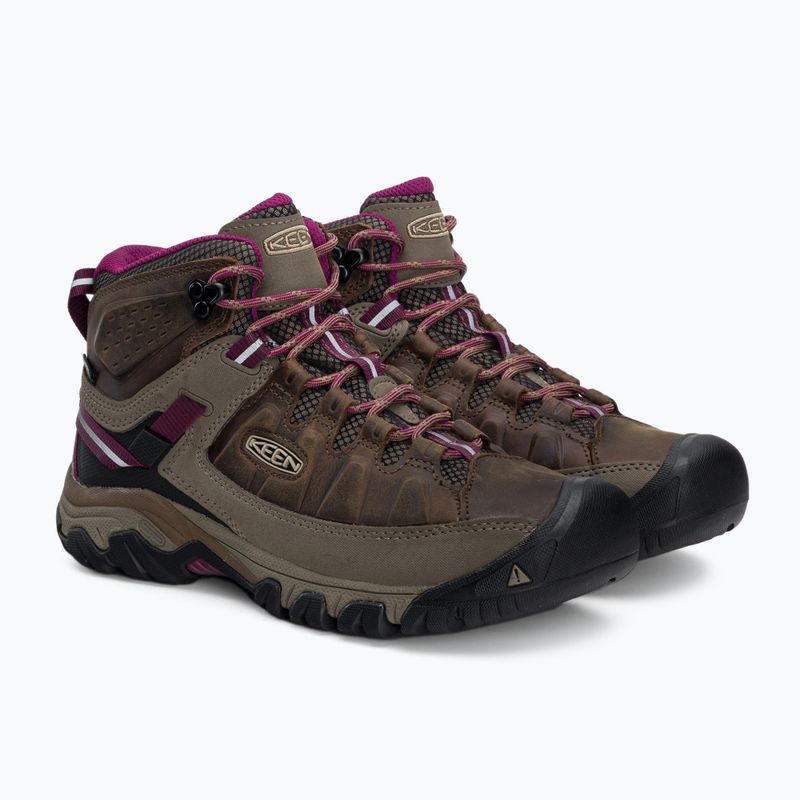 Damen-Trekkingschuhe KEEN Targhee III Mid grau 1023040 4