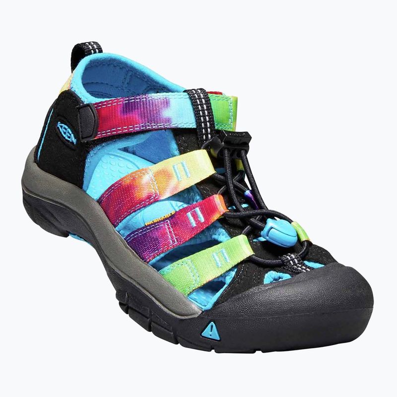 KEEN Newport H2 Regenbogen Krawatte Farbstoff Kinder Trekking Sandalen 7