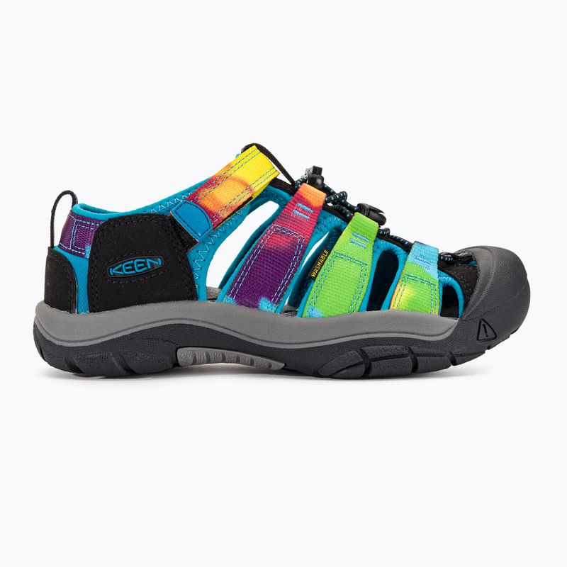 KEEN Newport H2 Regenbogen Krawatte Farbstoff Kinder Trekking Sandalen 2