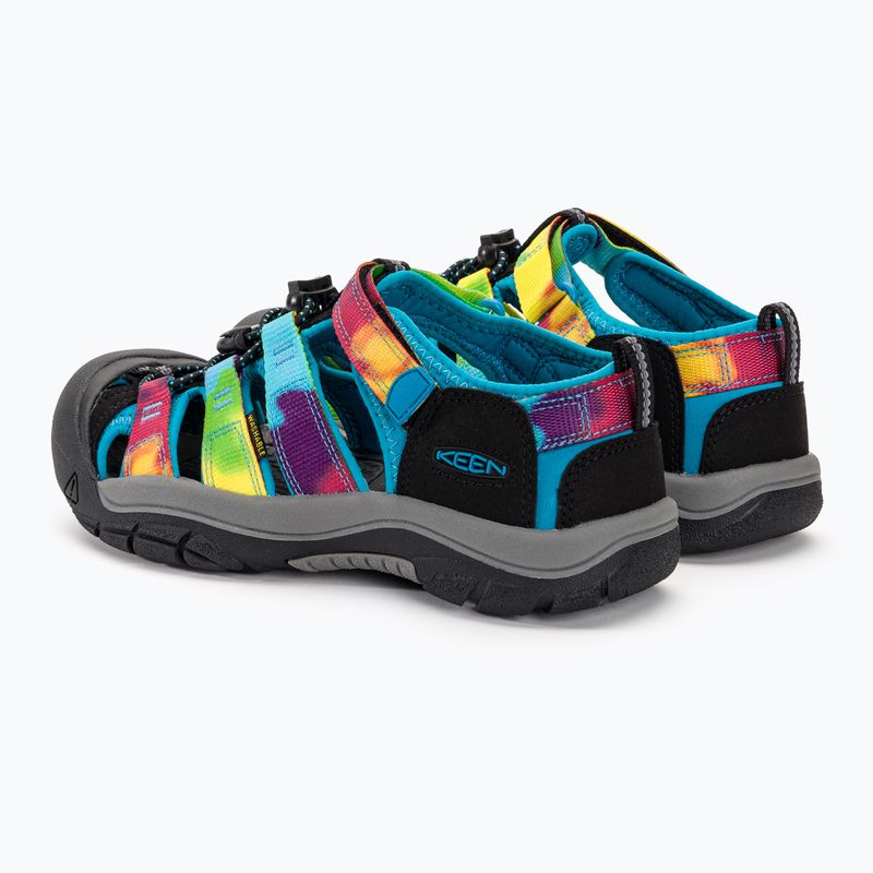 KEEN Newport H2 Regenbogen Krawatte Farbstoff Kinder Trekking Sandalen 3