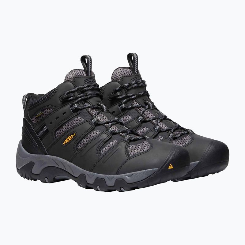 Herren-Trekking-Stiefel KEEN Koven Mid Wp schwarz-grau 1020210 11
