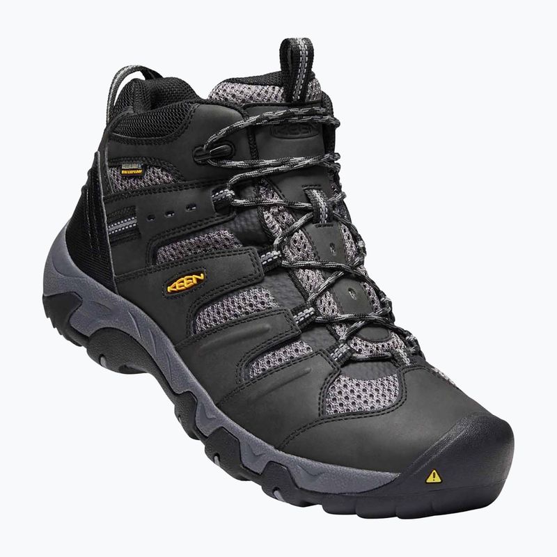 Herren-Trekking-Stiefel KEEN Koven Mid Wp schwarz-grau 1020210 12