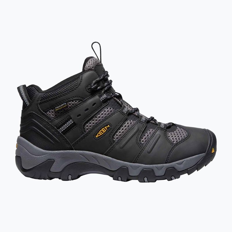 Herren-Trekking-Stiefel KEEN Koven Mid Wp schwarz-grau 1020210 13
