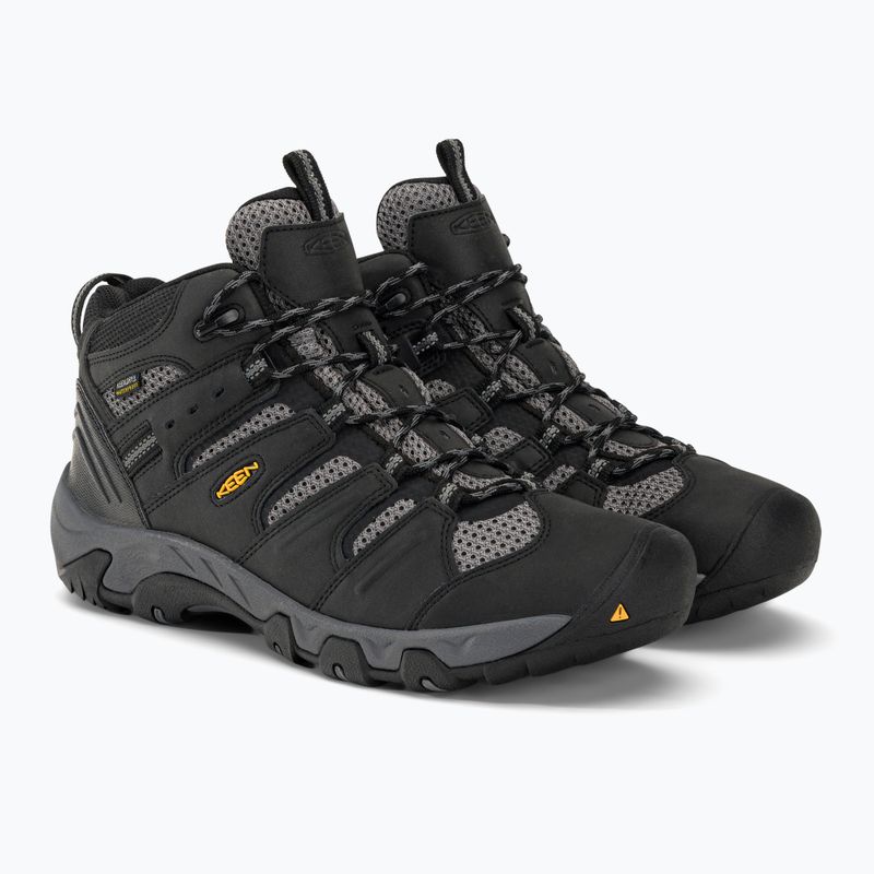 Herren-Trekking-Stiefel KEEN Koven Mid Wp schwarz-grau 1020210 4