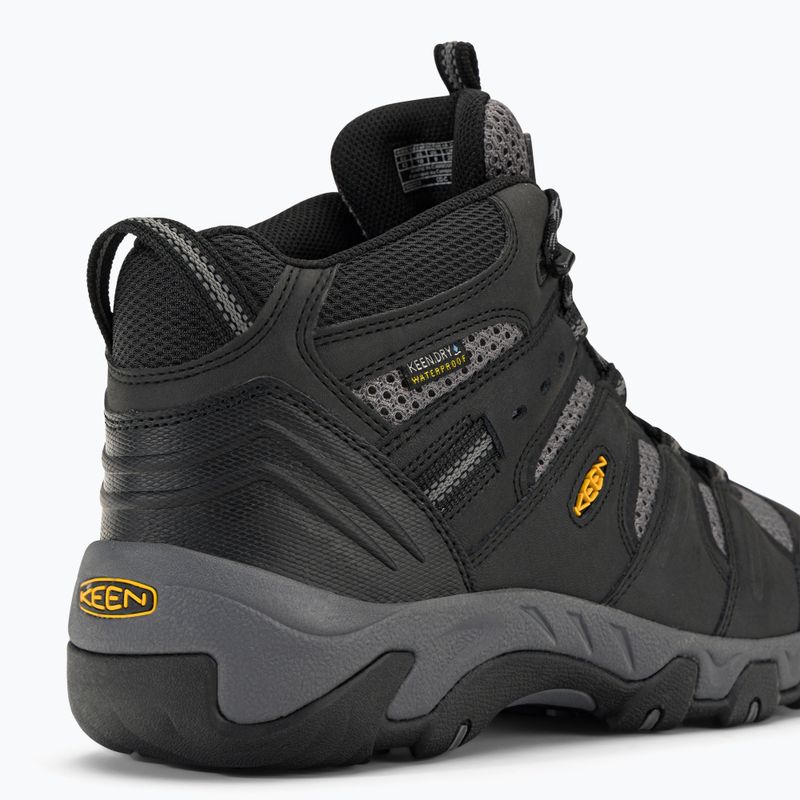 Herren-Trekking-Stiefel KEEN Koven Mid Wp schwarz-grau 1020210 9