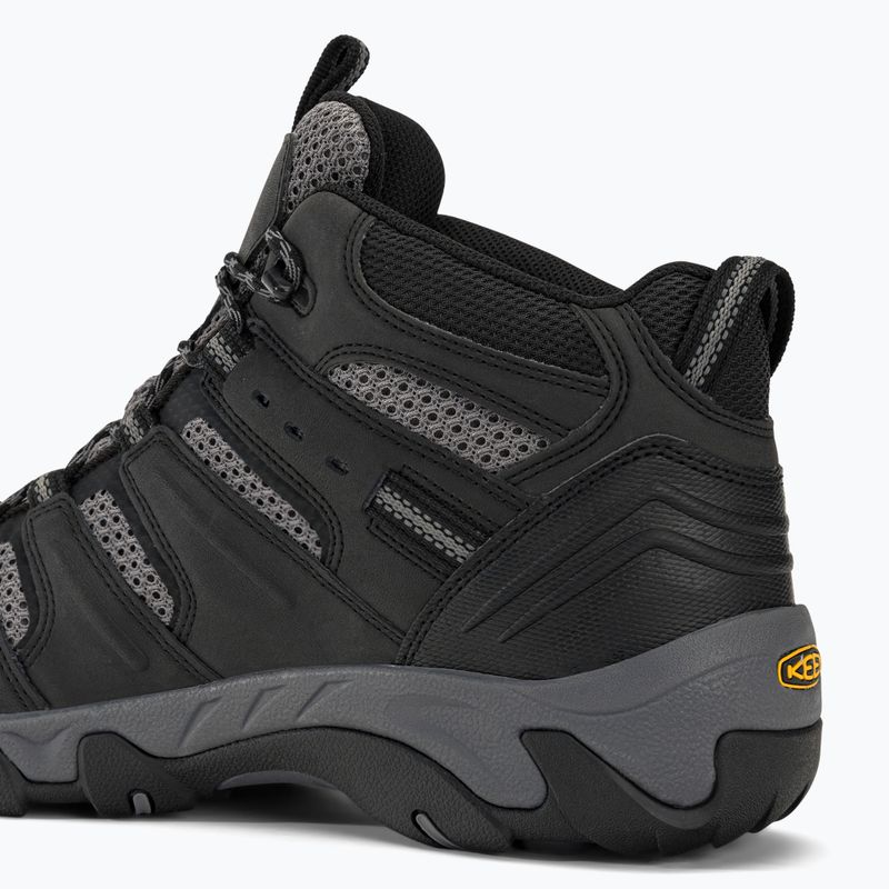 Herren-Trekking-Stiefel KEEN Koven Mid Wp schwarz-grau 1020210 10